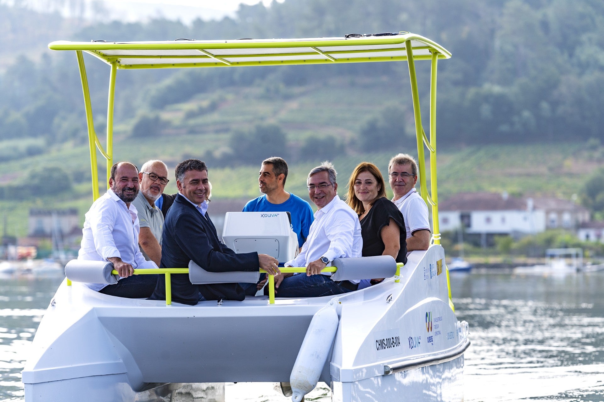 Tres novos ecobarcos surcarán os encoros de Castrelo e Frieira Tres novos ecobarcos surcarán os encoros de Castrelo e Frieira