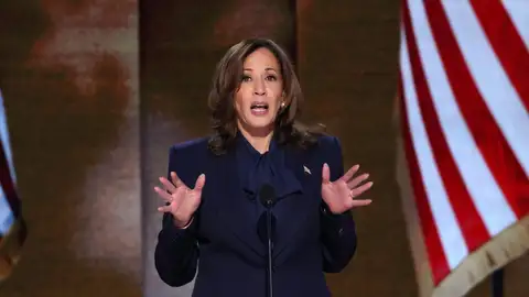 La candidata presidencial demócrata, Kamala Harris. La candidata presidencial demócrata, Kamala Harris.