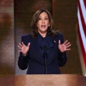 La candidata presidencial demócrata, Kamala Harris.