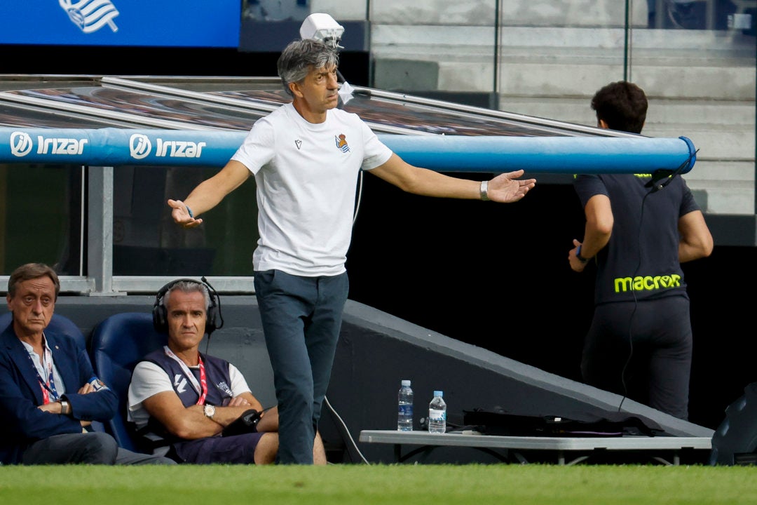 Imanol: "Estoy muy orgulloso del paso que da Mikel Merino" Imanol: "Estoy muy orgulloso del paso que da Mikel Merino"