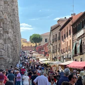 El mercado romano "Segovia: decus Romae" se celebra este fin de semana en el entorno del Acueducto El mercado romano "Segovia: decus Romae" se celebra este fin de semana en el entorno del Acueducto