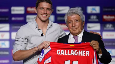 Gallagher: "Encajo bien en lo que pide Simeone" Gallagher: "Encajo bien en lo que pide Simeone"