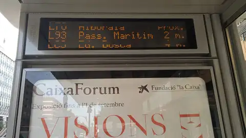 Imagen de las pantallas que serán sustituidas pantallas