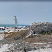 Zona en la playa del Pinet de Elche en la que se celebra el festival de habaneras.
