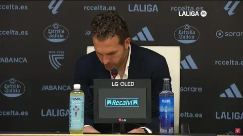 Rubén Baraja tras la derrota frente al Celta de Vigo Rubén Baraja tras la derrota frente al Celta de Vigo