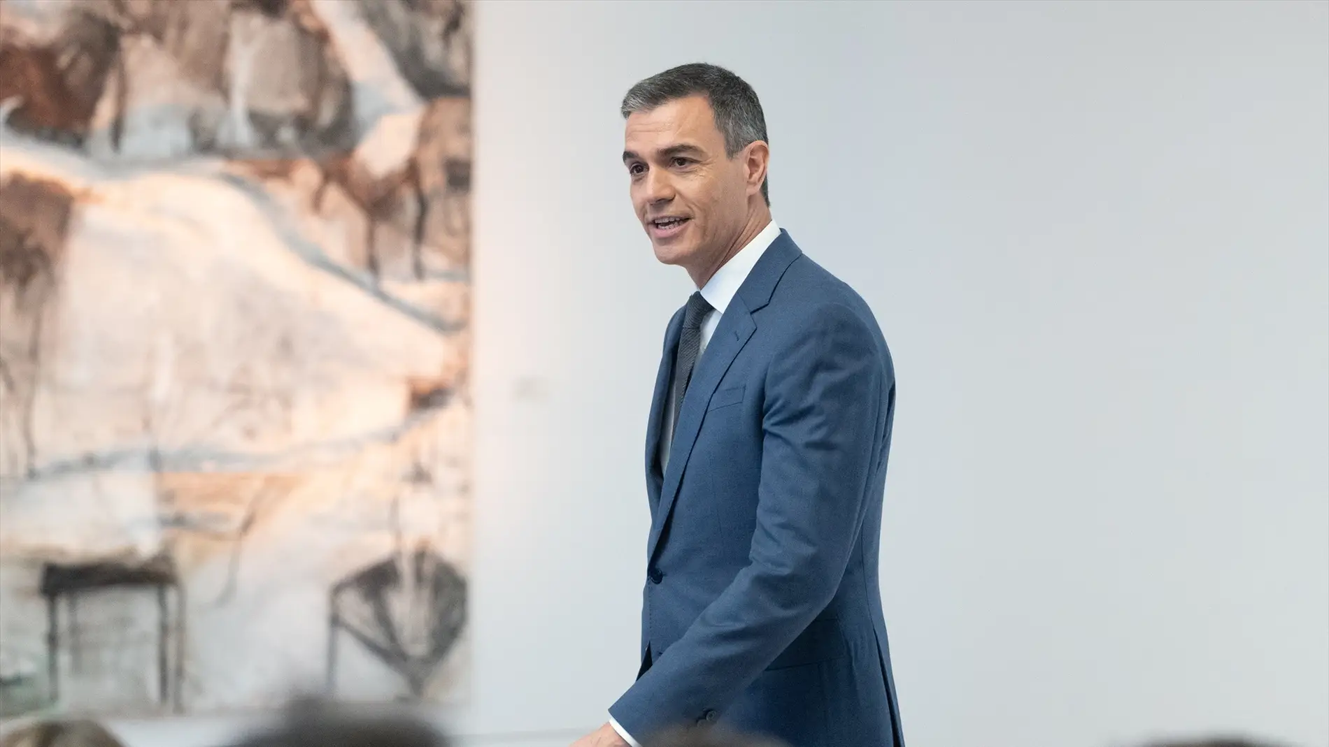 Pedro Sánchez a su llegada a la comparecencia para hacer balance del curso político el pasado mes de julio Pedro Sánchez a su llegada a la comparecencia para hacer balance del curso político el pasado mes de julio