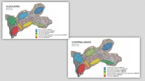 Los precios del alquiler de los locales comerciales tienen diferencias del 200% según los barrios Segovia