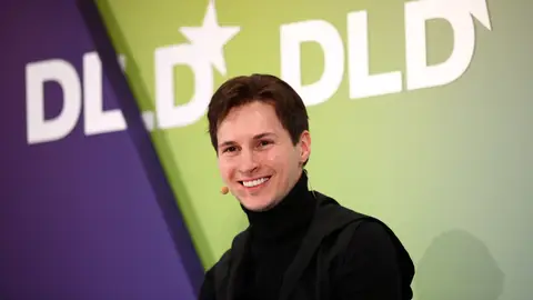 Pavel Durov durante la conferencia DLD Pavel Durov durante la conferencia DLD