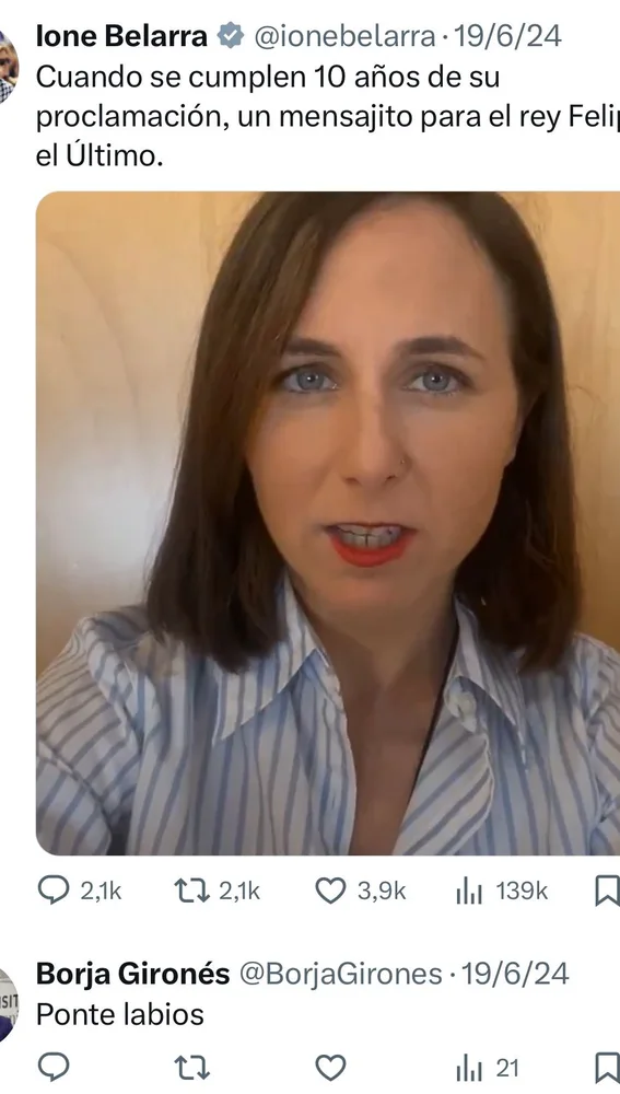 Captura de tuit Captura de tuit