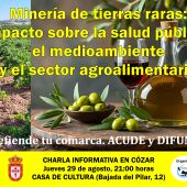Cartel charla informativa en Cózar