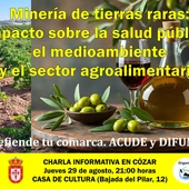 Cartel charla informativa en Cózar Cartel charla informativa en Cózar