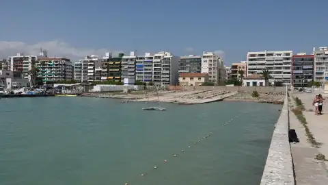 Imagen del puerto de Burriana en la actualidad Imagen del puerto de Burriana en la actualidad