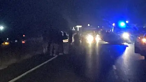 Un fallecido y tres heridos en un accidente de tráfico en Lebrija con varios vehículos implicados Un fallecido y tres heridos en un accidente de tráfico en Lebrija con varios vehículos implicados