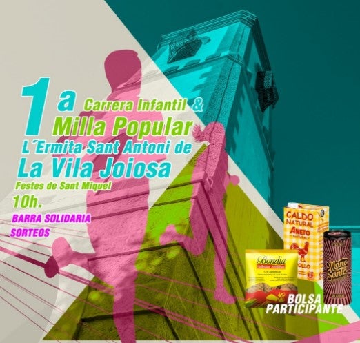 El barrio de La Ermita en Villajoyosa organiza la primera Milla Popular y carrera infantil El barrio de La Ermita en Villajoyosa organiza la primera Milla Popular y carrera infantil