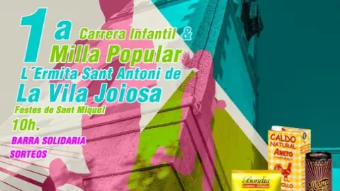 El barrio de La Ermita en Villajoyosa organiza la primera Milla Popular y carrera infantil El barrio de La Ermita en Villajoyosa organiza la primera Milla Popular y carrera infantil