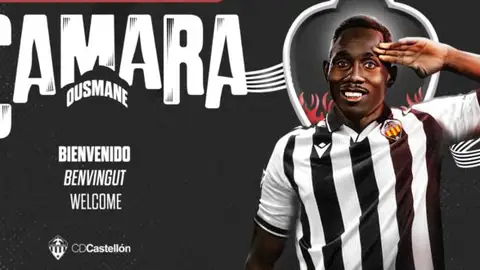 El Castellón anuncia el fichaje de Ousmane Cámara El Castellón anuncia el fichaje de Ousmane Cámara