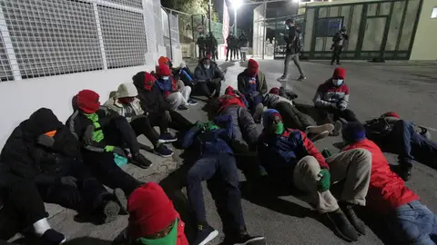 Imagen de archivo de migrantes subsaharianos en el Centro de Estancia Temporal (CETI) de Ceuta. Imagen de archivo de migrantes subsaharianos en el Centro de Estancia Temporal (CETI) de Ceuta.