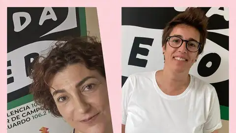 Judith Castro, concejala de Impulso Económico en ayuntamiento de Palencia y Marta Munguí de Gigantes y Cabezudos de Palencia Palencia