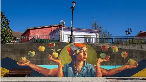 Mural de Mapecoo en Parees Fest Mural de Mapecoo en Parees Fest