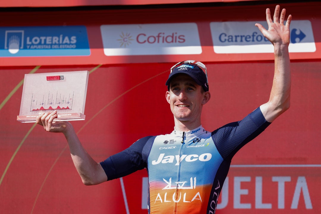 El irlandés Eddie Dunbar da la sorpresa y consigue la victoria en La Vuelta El irlandés Eddie Dunbar da la sorpresa y consigue la victoria en La Vuelta