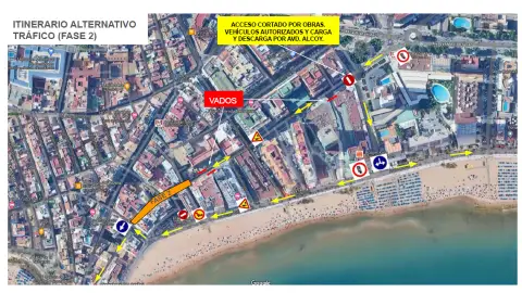 Fase 2 obras alcantarillado y de renovación de la red de agua potable en la calle Pérez Martorell Fase 2 obras alcantarillado y de renovación de la red de agua potable en la calle Pérez Martorell