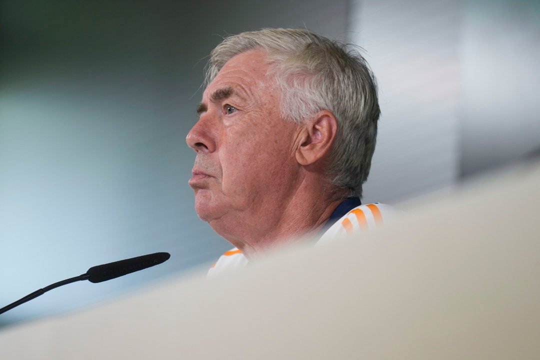 Ancelotti: “Mbappé no ha marcado en dos semanas, no es tiempo para preocuparnos” Ancelotti: “Mbappé no ha marcado en dos semanas, no es tiempo para preocuparnos”