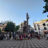 Concentración a los pies del ficus de San Jacinto - PLATAFORMA DEL FICUS DE SAN JACINTO
