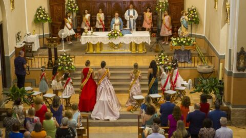 Actos institucionales en Vall d&acute;Alba para celebrar el d&iacute;a del patr&oacute;n. 