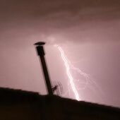 Tormenta eléctrica en Granada desde Ogíjares