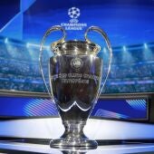 Imagen del trofeo de la Champions League.