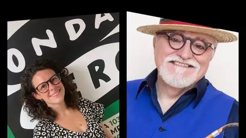 Sara González, pedagoga y escritora y Moncho Borrajo. Palencia