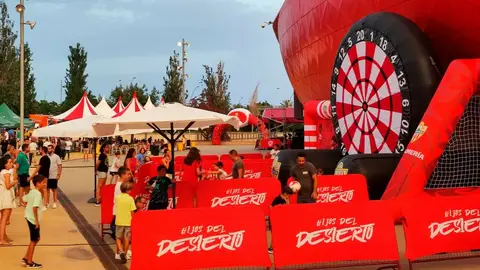 Vuelve la fan zone del Almería en su primer fin de semana en casa Vuelve la fan zone del Almería en su primer fin de semana en casa