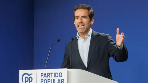 El portavoz del PP, Borja Sémper, durante una rueda de prensa posterior a la reunión del Comité de Dirección del PP El portavoz del PP, Borja Sémper, durante una rueda de prensa posterior a la reunión del Comité de Dirección del PP