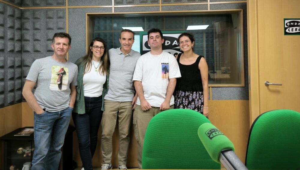 Luís González, Ángeles San Luis, Alberto Gómez Barros, Juan Tordesillas y Estefanía Macías
