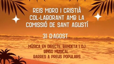 Negres i Destralers colaboran con las Fiestas de Sant Agust&iacute;n.