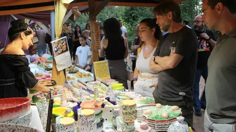 El Mercado de Época invita a través de 120 puestos a sumergirse en un viaje a la época medieval en Palencia .