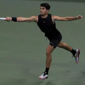 Carlos Alcaraz durante el Open de Estados Unidos Carlos Alcaraz durante el Open de Estados Unidos