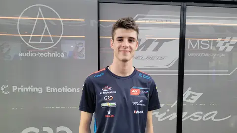 Iván Ortolá, piloto de Moto3 del MT Helmets - MSI. Iván Ortolá, piloto de Moto3 del MT Helmets - MSI.