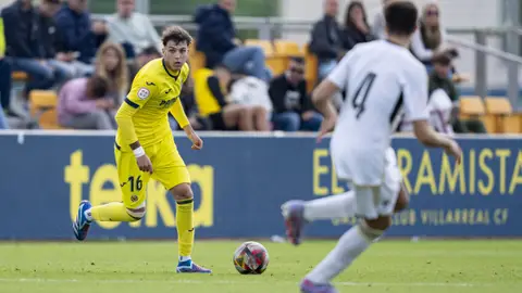 Gerard Hernández en un partido con el Villarreal. Gerard Hernández en un partido con el Villarreal.