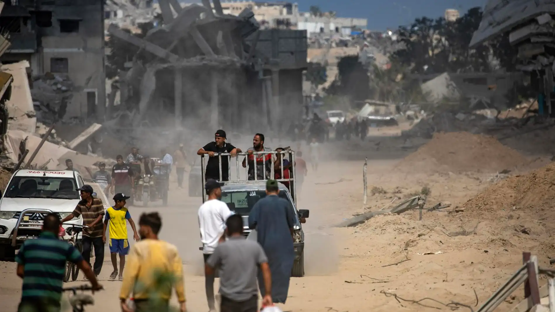 Gaza sufre un sábado sangriento con al menos 40 muertos en ataques israelíes Gaza sufre un sábado sangriento con al menos 40 muertos en ataques israelíes