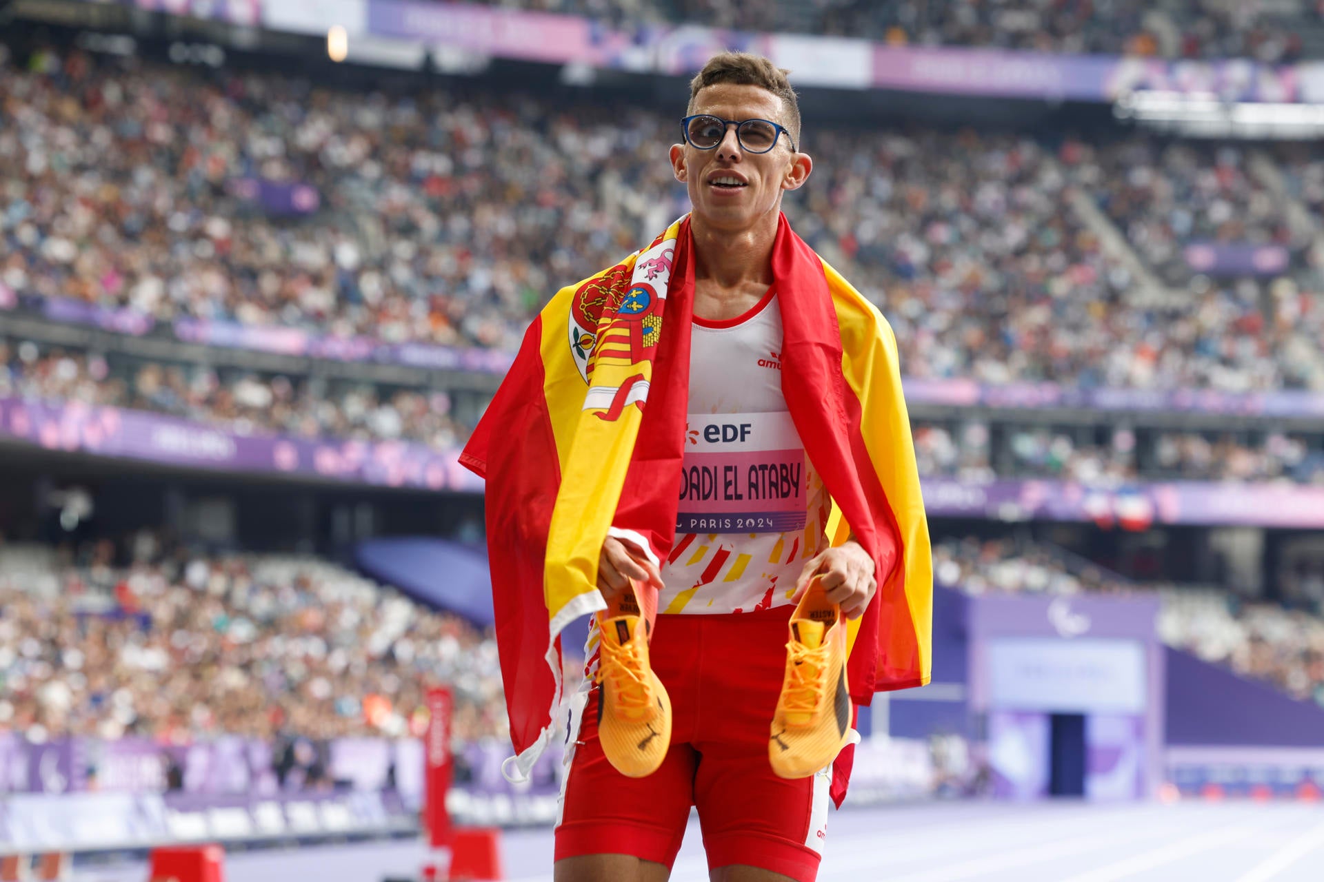 Yassine Ouhdadi, segundo oro para España en los Paralímpicos: "Es difícil de explicar" Yassine Ouhdadi, segundo oro para España en los Paralímpicos: "Es difícil de explicar"