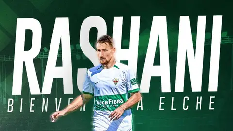 El Elche CF ha anunciado el fichaje del extremo Elbasan Rashani. El Elche CF ha anunciado el fichaje del extremo Elbasan Rashani.