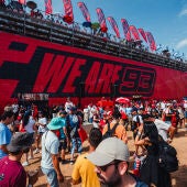 We are 93, grada de Marc Márquez