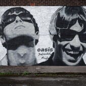 Mural de Oasis en Mánchester