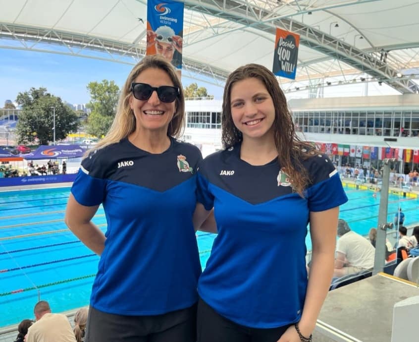 Escudo de Oro de Vícar para la nadadora Tasy Dmytriv Escudo de Oro de Vícar para la nadadora Tasy Dmytriv