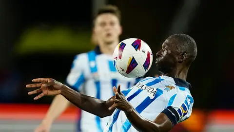 Hamari Traoré, jugador de la Real Sociedad Hamari Traoré, jugador de la Real Sociedad
