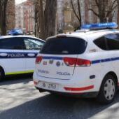 Coches patrulla de la policía vasca