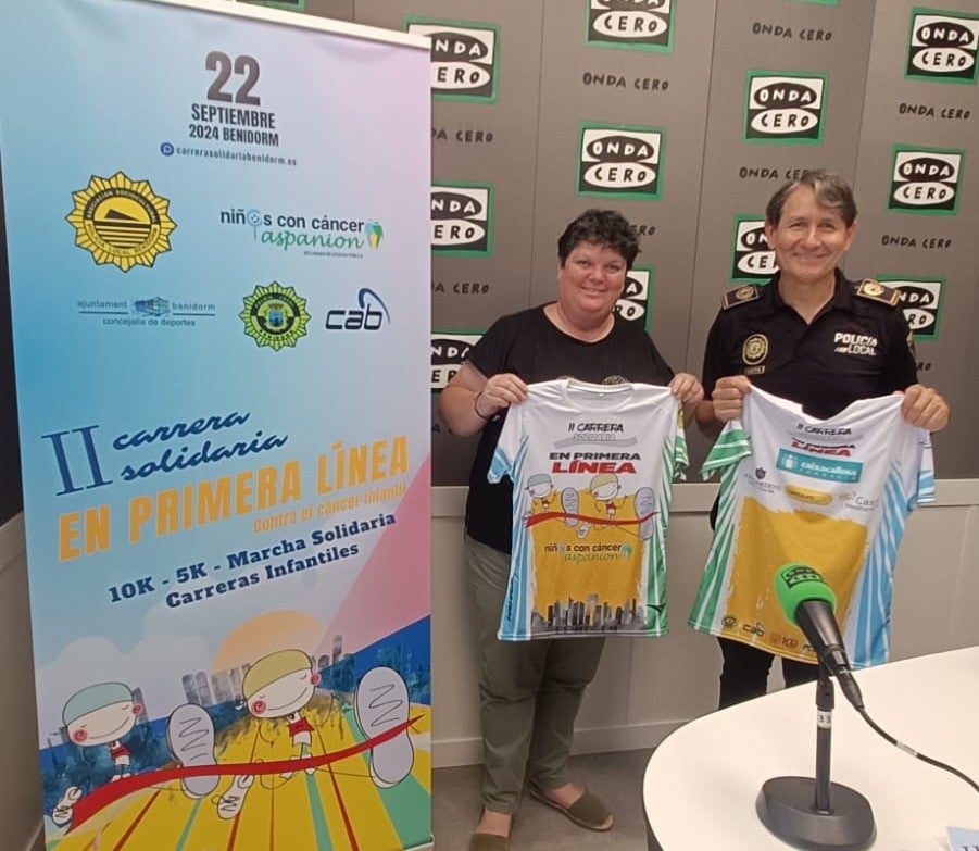 Todo preparado para la II Carrera Solidaria de Benidorm, "En Primera Línea", en beneficio de ASPANION Todo preparado para la II Carrera Solidaria de Benidorm, "En Primera Línea", en beneficio de ASPANION