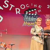 Cristina Figueira premiada en 'gastro Cinema 2024'. Cristina Figueira premiada en 'gastro Cinema 2024'.