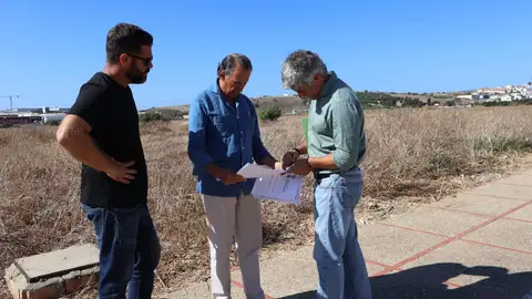 José María Román, alcalde de Chiclana, y Roberto Palmero José María Román, alcalde de Chiclana, y Roberto Palmero